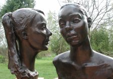 Click here for larger view of these bronze busts